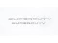 Picture of Putco Ford Lettering - Ford Super Duty Letters (Stamped/Stainless Steel) Tailgate/Rear
