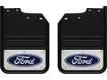 Ford F450/F550 Gatorback Mud Flaps - Blue Ford Oval - Custom Front