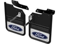 Picture of Truck Hardware Gatorback Blue Ford Oval Mud Flaps - Front Pair - Fits 2017-2026 Ford F-450