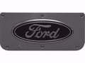 Gunmetal Single Ford Logo Plate 14"