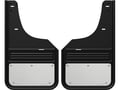 Nissan Titan Gatorback Mud Flaps - Blank Stainless Steel - Custom Front