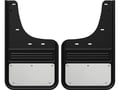 Nissan Titan Gatorback Mud Flaps - Blank Stainless Steel - Custom Rear