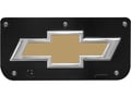Single Bowtie Gold Black Wrap Plate With Screws For 12"
