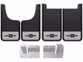 Picture of Truck Hardware Gatorback Classic Bowtie Mud Flaps - Set of 4 - Fits 2014-2018 Chevy Silverado 1500 & 2015-2019 2500/3500HD