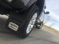 Gatorback 12"x20" RAM Longhorn with Black Wrap Logo No Drill Rear Mud Flaps