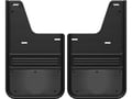 Gatorback Gunmetal Finish Plate No Drill Mud Flap - with OEM Flares