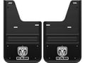 Ramhead Logo with Black Wrap Gatorback No Drill Rear Mud Flaps