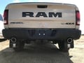Ramhead Logo with Black Wrap Gatorback No Drill Mud Flap Set