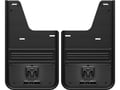 Gatorback Gunmetal Finish Ramhead Logo No Drill Rear Mud Flaps