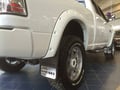 Gatorback Hemi Logo No Drill Front Mud Flaps - without OEM fender flares
