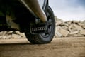 Gatorback RAM Text with Black Wrap Logo No Drill Front Mud Flaps - without OEM fender flares