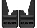 Ram Text Logo No Drill Mud Flap Set - with OEM Flares