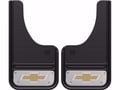 Gatorback 10"x18" Bowtie Gold Cut Mud Flaps