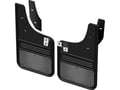 Picture of Truck Hardware Gatorback Gunmetal Plate Mud Flaps - Front Pair - Fits 2016-2023 Toyota Tacoma