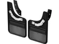 Picture of Truck Hardware Gatorback Gunmetal Plate Mud Flaps - Set of 4 - Fits 2016-2023 Toyota Tacoma