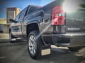 Flaps installed on the truck