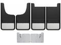 Picture of Truck Hardware Gatorback Stainless Plate Mud Flaps - Set of 4 - Fits 2014-2018 GMC Sierra 1500 & 2015-2019 2500/3500HD