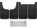 Picture of Truck Hardware Gatorback Black Plate Mud Flaps - Set of 4 - Fits 2014-2018 GMC Sierra 1500 & 2015-2019 2500/3500HD