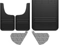 Picture of Truck Hardware Gatorback Black Plate Dually Mud Flaps - Set of 4 - Fits 2015-2019 Silverado/Sierra 3500HD