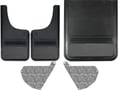 Picture of Truck Hardware Gatorback Gunmetal Plate Dually Mud Flaps - Set of 4 - Fits 2015-2019 Silverado/Sierra 3500HD