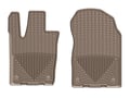 Picture of WeatherTech All-Weather Floor Mats - 1st Row - Driver & Passenger - Tan
