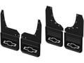 Picture of Truck Hardware Gatorback ZR2 Black Wrap Bowtie Mud Flaps - 5/8" Kickback - Set