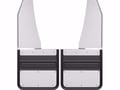 Picture of Truck Hardware Gatorback Stainless Plate Mud Flaps - 14" Wide - Stainless Steel Brackets