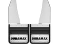 Picture of Truck Hardware Gatorback "Duramax" Logo Mud Flaps - 14" Wide - Stainless Steel Brackets