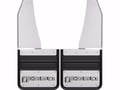 Picture of Truck Hardware Gatorback "F-350" Logo Mud Flaps - 14" Wide - Stainless Steel Brackets