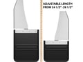 Picture of Truck Hardware Gatorback "FX4" Logo Mud Flaps - 14" Wide - Stainless Steel Brackets