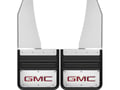 Picture of Truck Hardware Gatorback Red "GMC" Logo Mud Flaps - 14" Wide - Stainless Steel Brackets