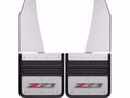 Picture of Truck Hardware Gatorback "Z71" Logo Mud Flaps - 14" Wide - Stainless Steel Brackets