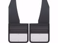 Picture of Truck Hardware Gatorback Stainless Plate Mud Flaps - 14" Wide - Anodized Brackets