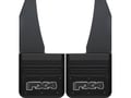 Picture of Truck Hardware Gatorback Black Wrap "FX4" Logo Mud Flaps - 14" Wide - Anodized Brackets
