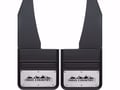 Picture of Truck Hardware Gatorback "High Country" Logo Mud Flaps - 14" Wide - Anodized Brackets