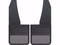 Picture of Truck Hardware Gatorback Gunmetal Plate Mud Flaps - 14" Wide - Anodized Brackets