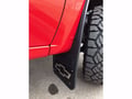 Black Bowtie With Black Wrap No-Drill Front Mud Flaps