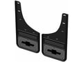 Bowtie With Gunmetal Finish No-Drill Front Mud Flaps