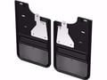 Gunmetal Finish Plate No-Drill Rear Mud Flaps