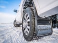 2019 Ford Ranger Logo With Gunmetal Plate Gatorback Mud Flaps - Custom Fit Set