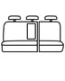 Picture of 2019-22 Chevrolet Silverado/GMC Sierra 1500 Crew Cab (Exc. Legacy/Limited)/ 2020-22 HD Crew Cab/ 2019-21 Chevrolet Silverado/GMC Sierra 1500 Double Cab (Exc. Legacy/Limited)/ 2020-22 HD Double Cab- Rear 60/40 Split Bottom, Solid Seatback - Mossy Oak