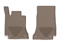 Picture of WeatherTech All-Weather Floor Mats - Tan - Front - Coupe 2 Door