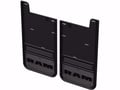 Picture of Truck Hardware Gatorback Gunmetal RAM Text Mud Flaps - Rear Pair - Fits 2019-2026 RAM 2500/3500