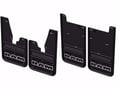 Picture of Truck Hardware Gatorback Black Wrap RAM Text Mud Flaps - Set of 4 - Fits 2019-2026 RAM 2500/3500