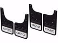 2019 GMC Sierra 1500 Black Letter Logo Gatorback Mud Flaps - Set