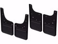 2019 GMC Sierra 1500 Gatorback Black Powder Coated Stainless Steel Plate No-Drill Mud Flaps - Set