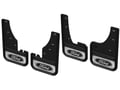 Picture of Truck Hardware Gatorback Black Ford Oval Mud Flaps - Set of 4 - Fits 2019-2024 Ford Edge