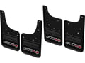 2019 GMC Sierra 1500 AT4 Black Wrap Logo Gatorback Mud Flaps - Set
