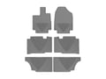 Picture of WeatherTech All-Weather Floor Mats - Grey - Front, 2nd & 3rd Row