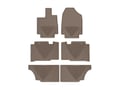 Picture of WeatherTech All-Weather Floor Mats - Tan - Front, 2nd & 3rd Row